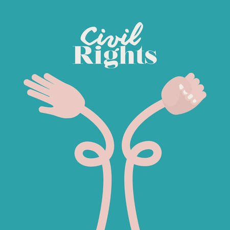 civil rights design, vector illustration eps10 graphicのイラスト素材