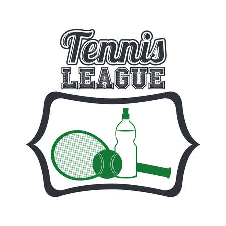 tennis league design, vector illustration eps10 graphicのイラスト素材