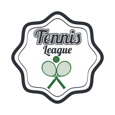 tennis league design, vector illustration eps10 graphicのイラスト素材