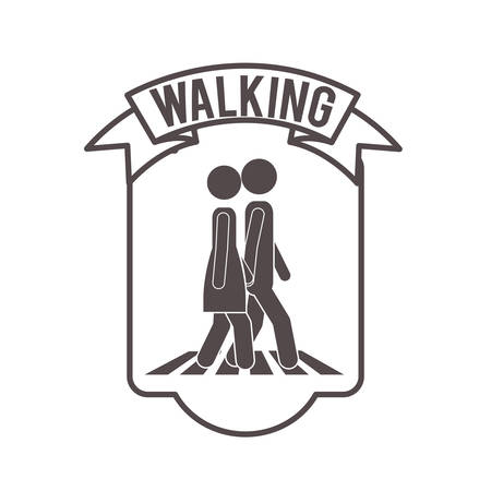 people walking design, vector illustrationのイラスト素材