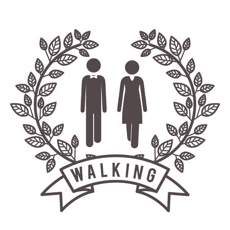 people walking design, vector illustrationのイラスト素材