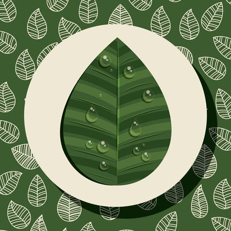 leafs background  design, vector illustration eps10 graphicのイラスト素材