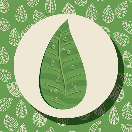 leafs background  design, vector illustration eps10 graphicのイラスト素材