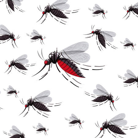 infectious gnat design, vector illustration eps10 graphicのイラスト素材