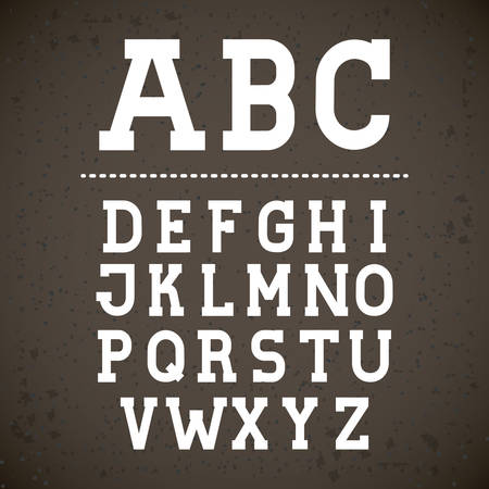 alphabet written on chalkboard design, vector illustration eps10 graphicのイラスト素材