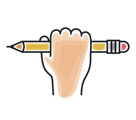 pencil icon design, vector illustration eps10 graphicのイラスト素材