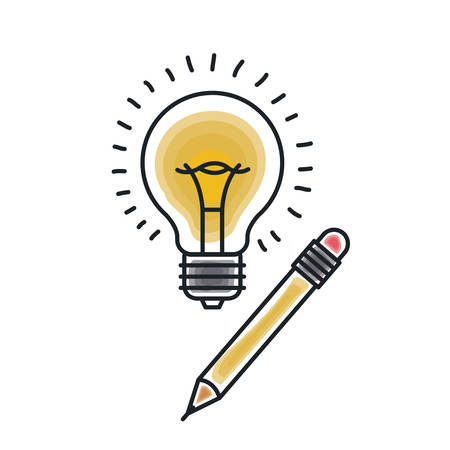 bulb light icon  design, vector illustration eps10 graphicのイラスト素材