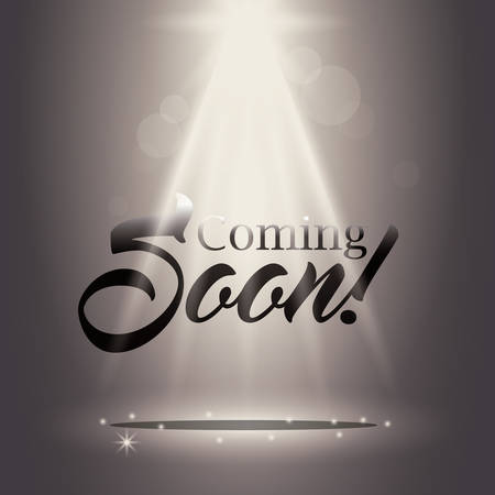 comming soon design, vector illustration eps10 graphicのイラスト素材
