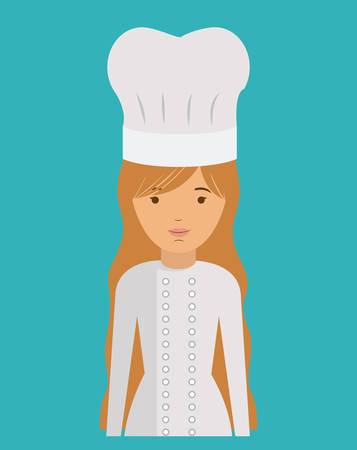 chef woman design, vector illustration eps10 graphicのイラスト素材