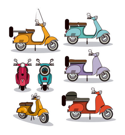 scooter style design, vector illustration eps10 graphicのイラスト素材