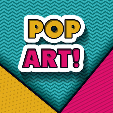 pop art message design, vector illustration eps10 graphicのイラスト素材