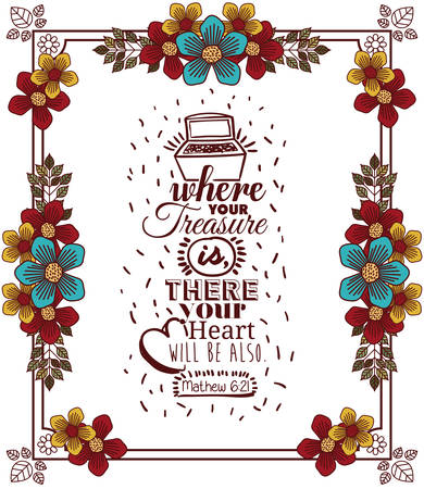 message in calligraphy design, vector illustration eps10 graphicのイラスト素材