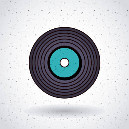 music record design, vector illustration eps10 graphicのイラスト素材