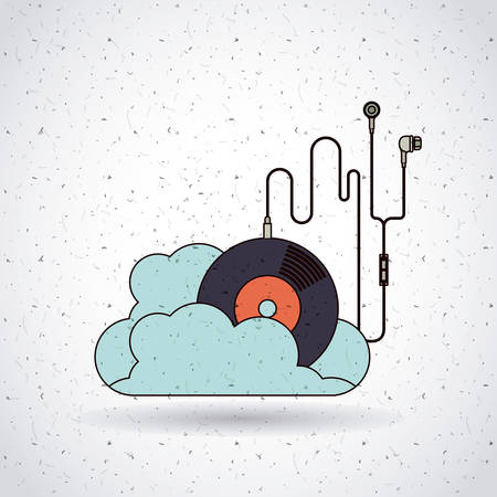 mobile music design, vector illustration eps10 graphicのイラスト素材