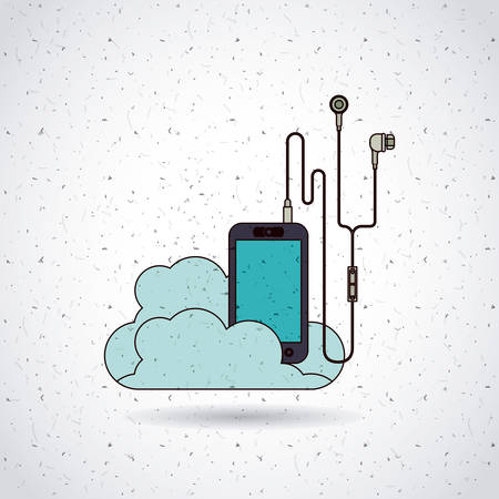 mobile music design, vector illustration eps10 graphicのイラスト素材
