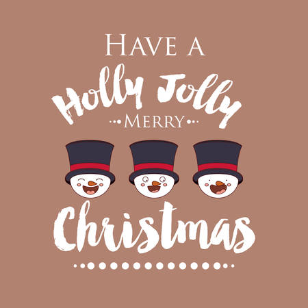 funny Christmas character isolated icon design, vector illustration  graphicのイラスト素材