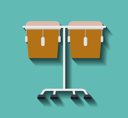 timbal instrument isolated icon design, vector illustration  graphicのイラスト素材