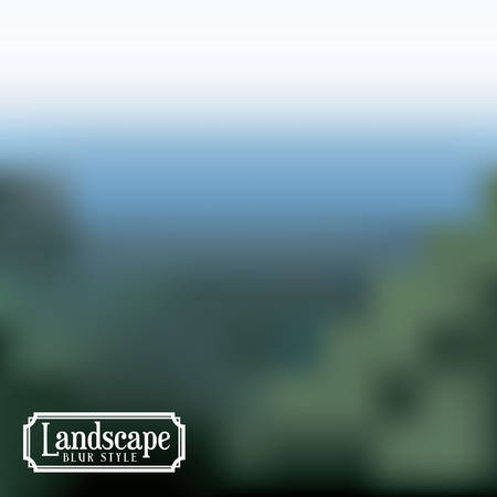 landscape frame with blur background isolated icon design, vector illustration  graphicのイラスト素材