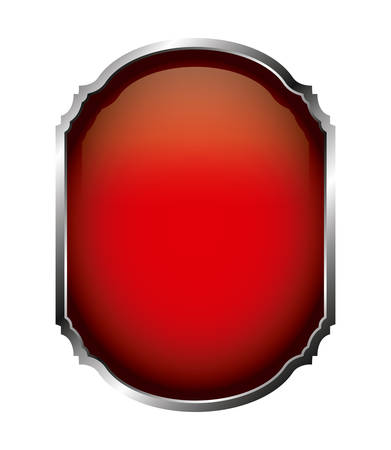 frame with silver border isolated icon design, vector illustration  graphicのイラスト素材