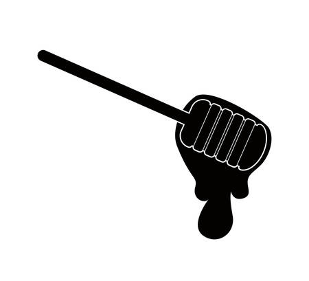 honey utensil isolated icon design, vector illustration  graphicのイラスト素材