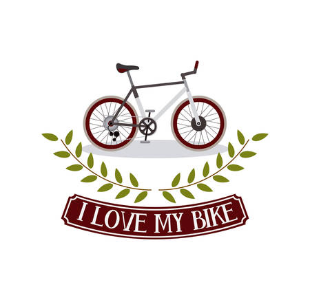 bicycle frame isolated icon design, vector illustration  graphicのイラスト素材