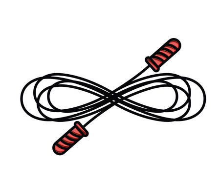 jump rope  isolated icon design, vector illustration  graphicのイラスト素材
