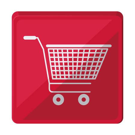shopping cart isolated icon design, vector illustration  graphicのイラスト素材