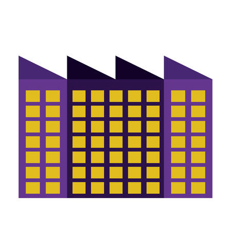 building of industrial plant isolated icon design, vector illustration  graphicのイラスト素材