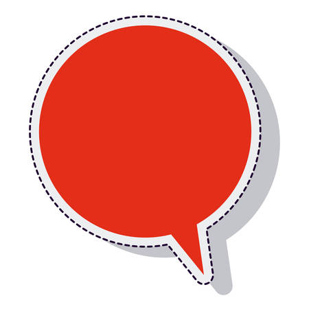 speech bubble message isolated icon vector illustration designのイラスト素材