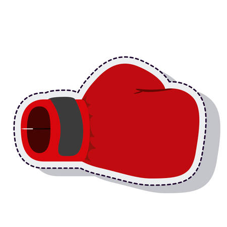 boxing gloves isolated icon vector illustration designのイラスト素材
