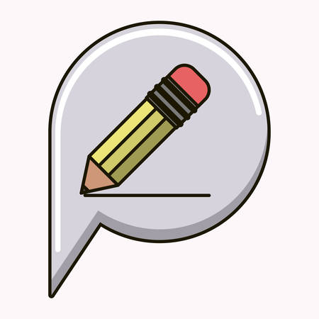 pencil school isolated icon vector illustration designのイラスト素材