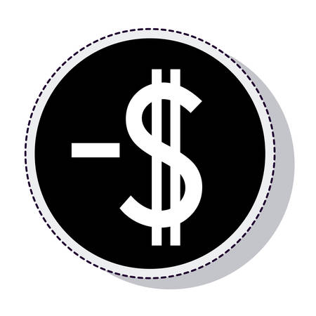 money symbol isolated icon vector illustration designのイラスト素材