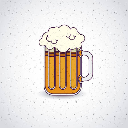 beer drink ale germany vector illustration designのイラスト素材