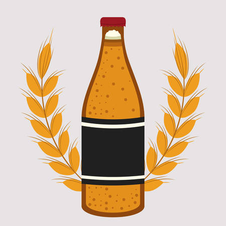 beer drink ale germany vector illustration designのイラスト素材
