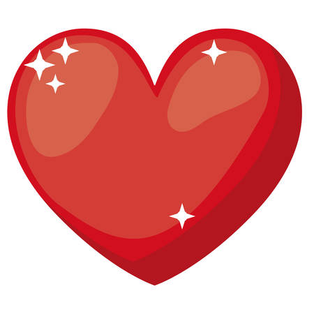 heart love isolated icon vector illustration designのイラスト素材