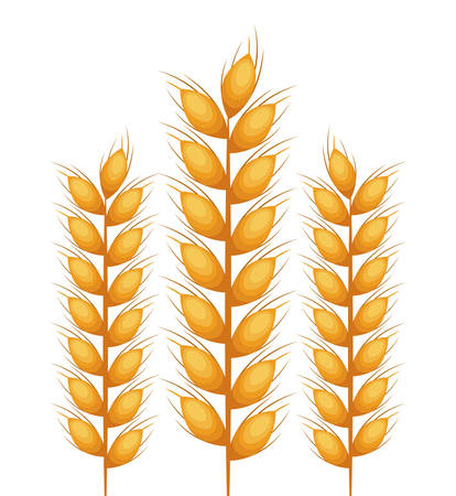 wreath spikes nature isolated icon vector illustration designのイラスト素材