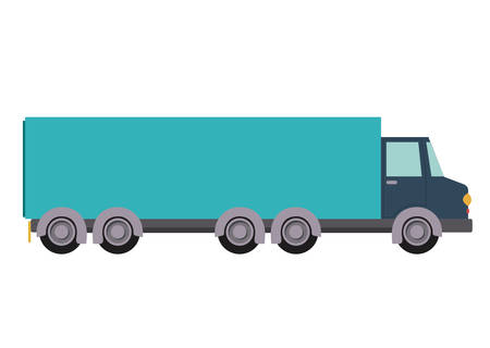 truck delivery shipping logistics icon. Isolated and Flat design. Vector illustrationのイラスト素材