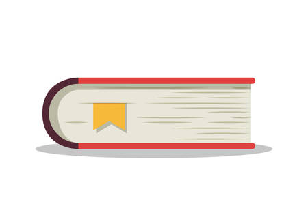 Book icon. Education knowledge learning and study theme. Colorful design. Vector illustrationのイラスト素材