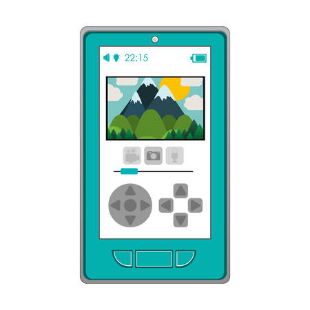 smartphone control remote for drones vector illustrationのイラスト素材