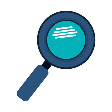 magnifying glass with with glitters vector illustrationのイラスト素材