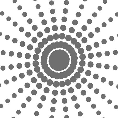 pattern points in sun shape vector illustrationのイラスト素材