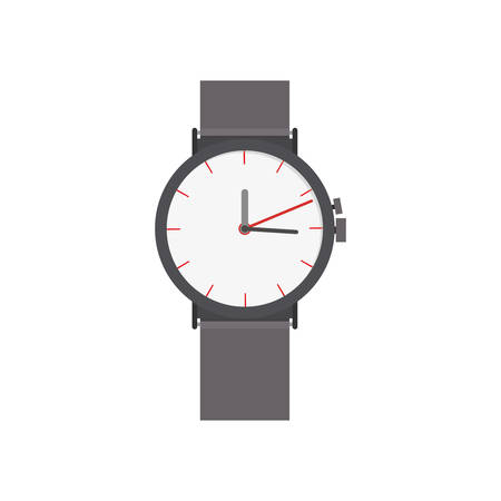 watch man accessory icon over white background. vector illustrationのイラスト素材