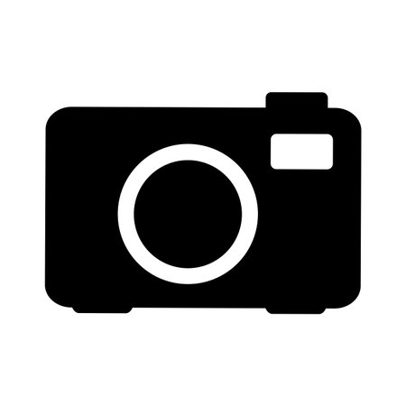 camera pictogram icon image vector illustration design