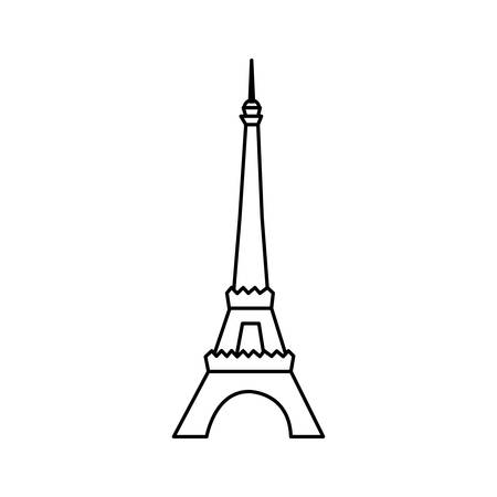 eiffel tower icon image vector illustration designのイラスト素材