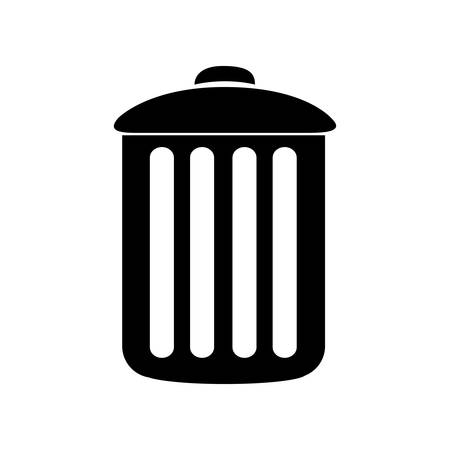 trash can icon image vector illustration designのイラスト素材