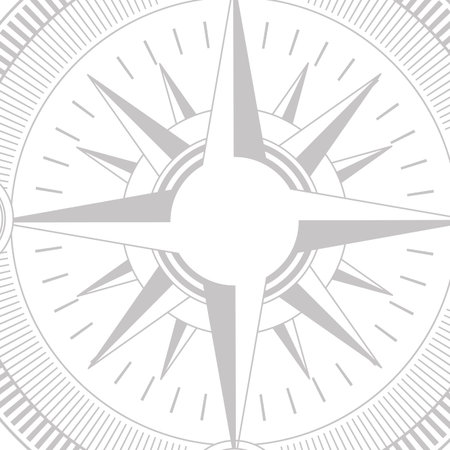 compass rose icon background in gray and white colors. vector illustrationのイラスト素材
