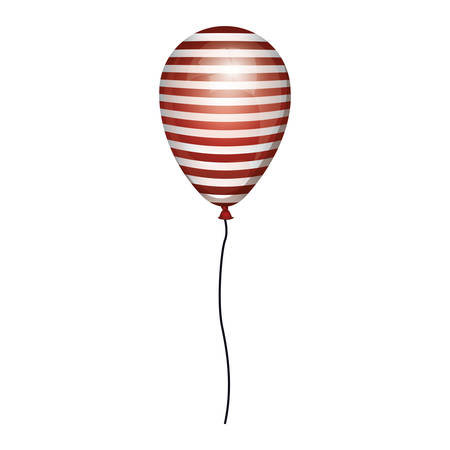 globe striped white and red with cord vector illustrationのイラスト素材