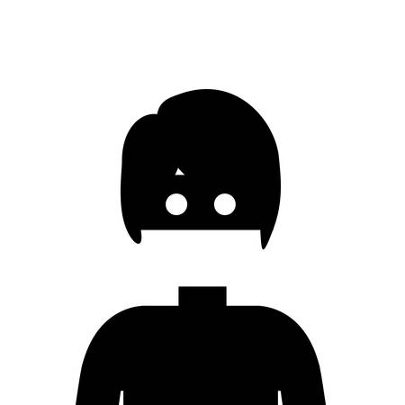 silhouette of thief man with eye mask over white background. vector illustrationのイラスト素材