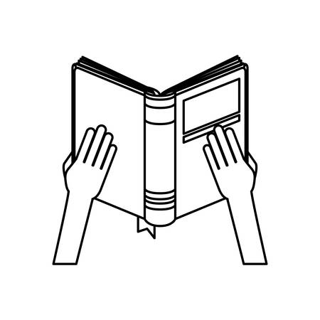 Book icon. Education literature read and library theme. Isolated design. Vector illustrationのイラスト素材