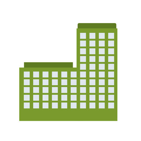 Tower building icon. City architecture urban and construction theme. Vector illustrationのイラスト素材